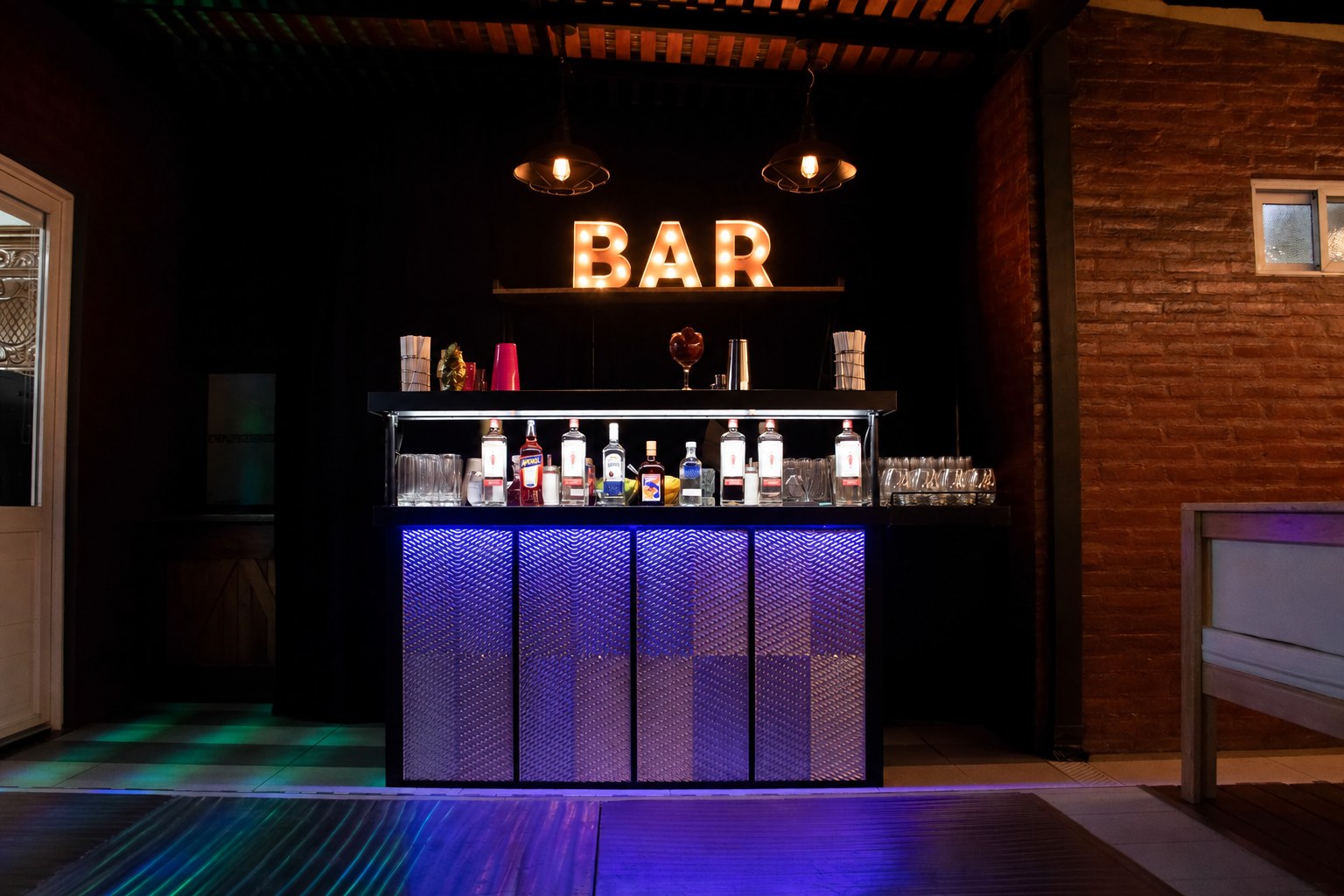 Módulo Dance con panel frontal de luz LED